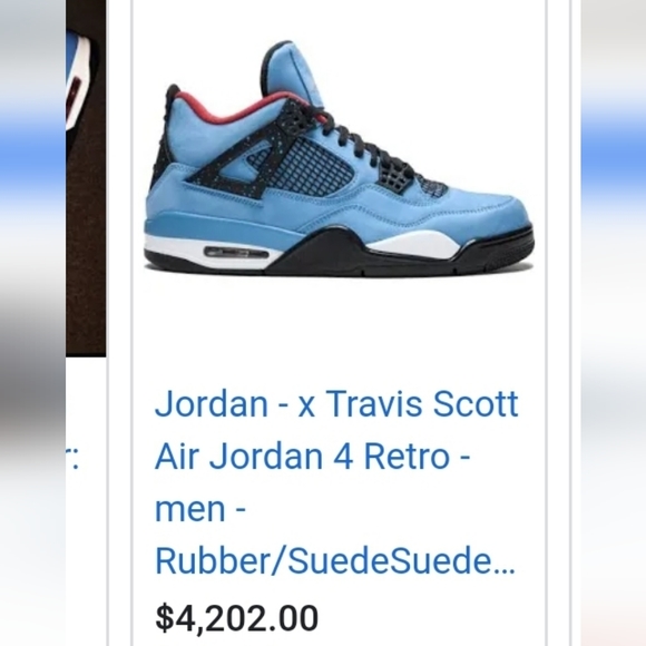 Jordan 4 Travis Scott shoes - Picture 1 of 3